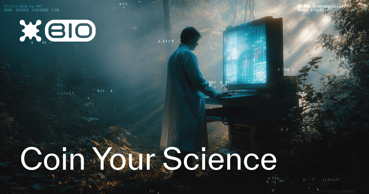 BIO Open Graph artwork reading Coin Your Science